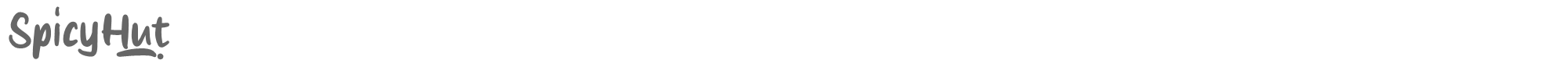 Spicy Hut Spicy Hut.otf font preview